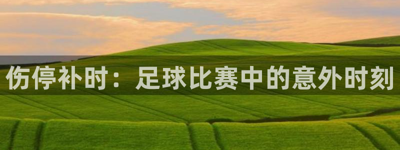 伤停补时：足球比赛中的意外时刻